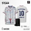 Áo Bóng Đá Không Logo Titan Màu Trắng Giá Rẻ Tại Hà Nội