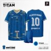 Áo Bóng Đá Không Logo Titan Màu Xanh Đẳng Cấp Từ 338sport