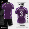 Bộ Quần Áo Bóng Đá Không Logo Reup Wins Màu Tím
