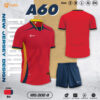 Áo Bóng Đá A60 Kiểu 1 Đỏ - Năng Động Cùng Sắc Đỏ Đam Mê