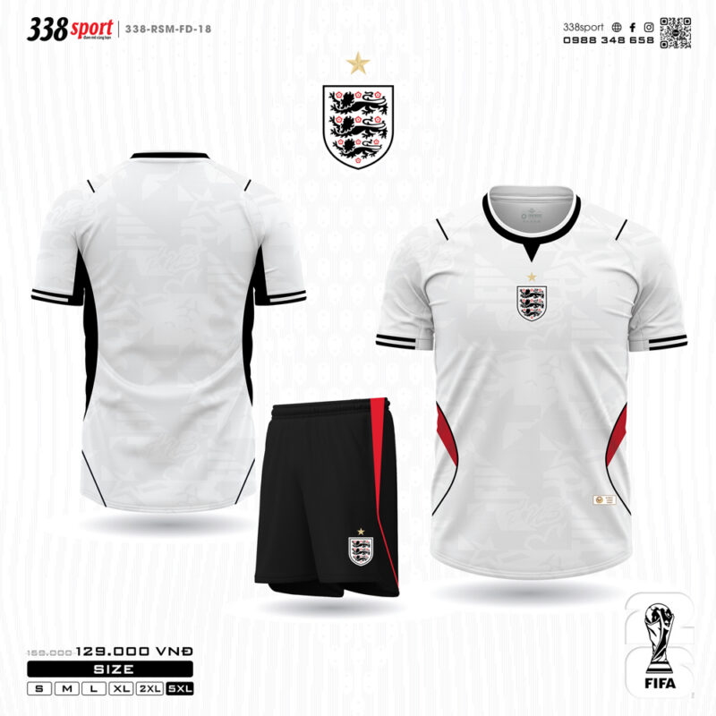 Áo Bóng Đá Đội Tuyển Anh Sân Nhà World Cup 2026