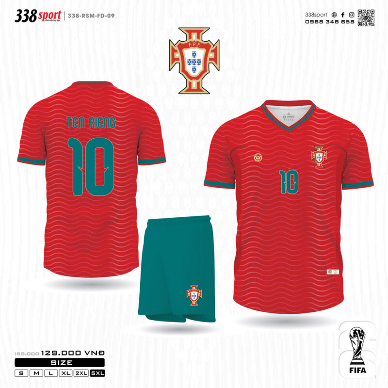 Áo Bóng Đá Đội Tuyển Bồ Đào Nha Sân Nhà World Cup 2026