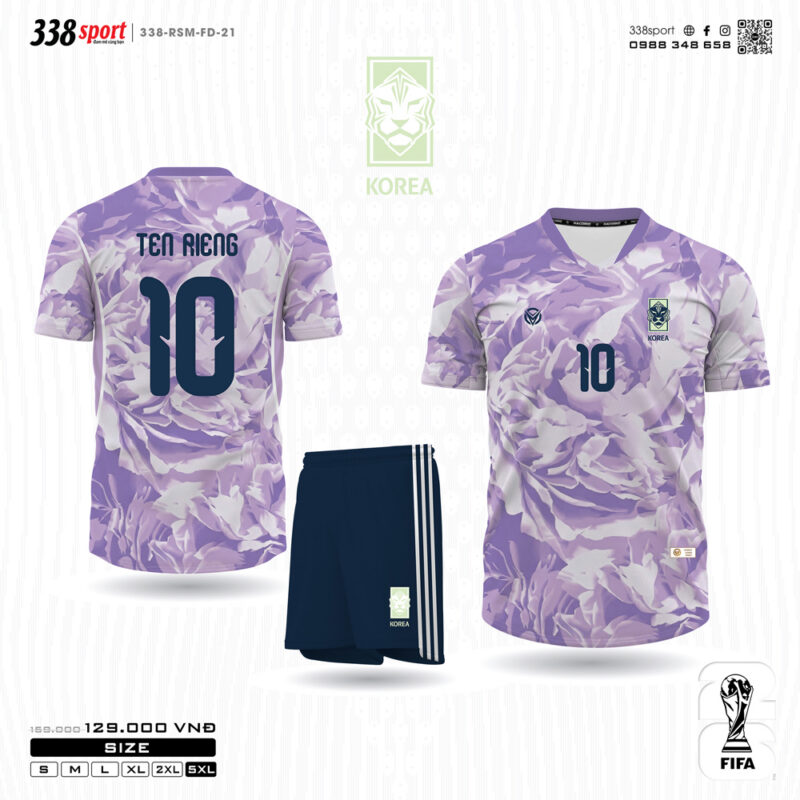 Áo Bóng Đá Đội Tuyển Hàn Quốc Sân Khách World Cup 2026
