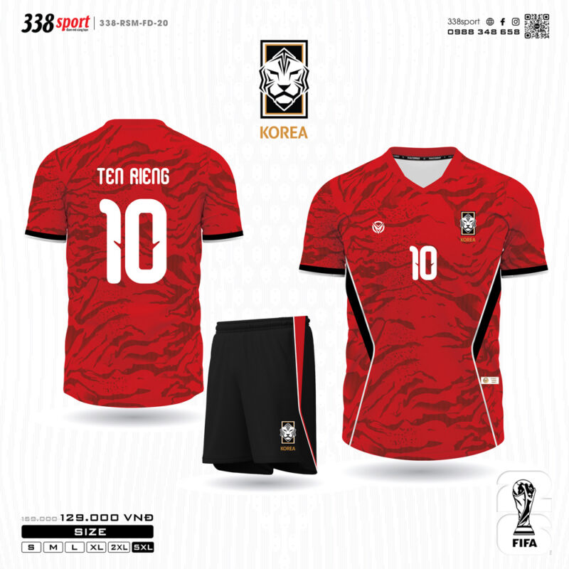 Áo Bóng Đá Đội Tuyển Hàn Quốc Sân Nhà World Cup 2026