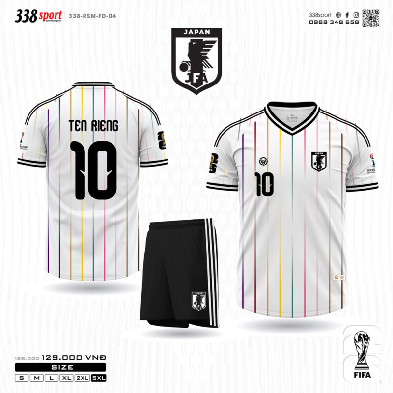 Áo Bóng Đá Đội Tuyển Nhật Bản Sân Khách World Cup 2026