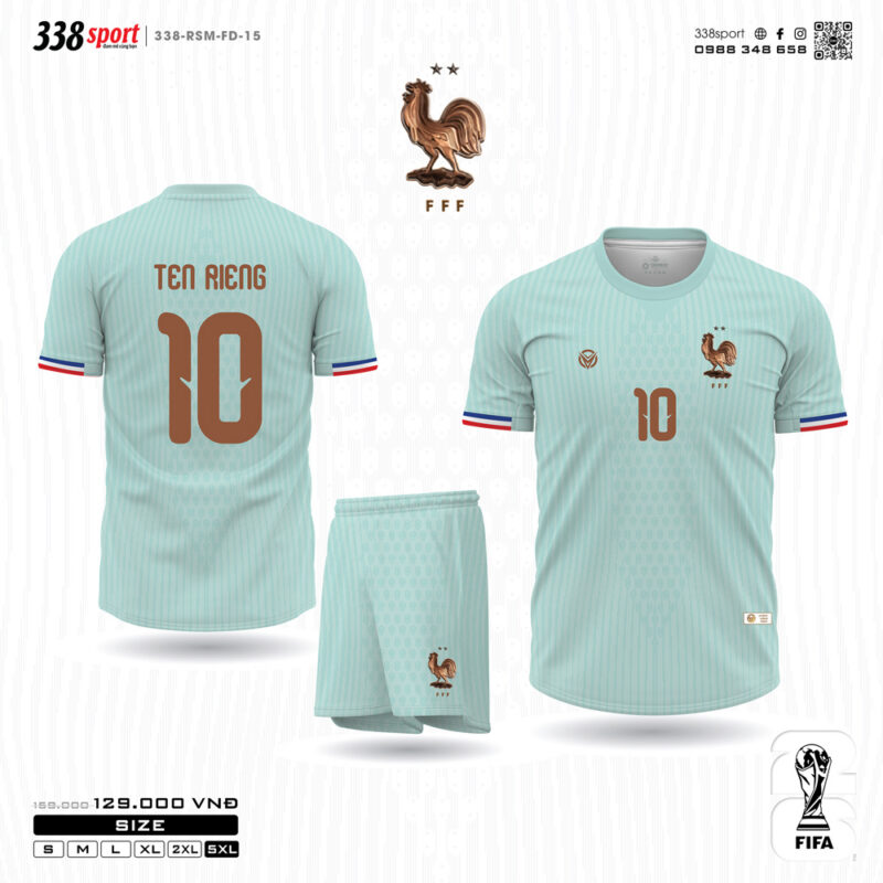 Áo Bóng Đá Đội Tuyển Pháp Sân Khách World Cup 2026