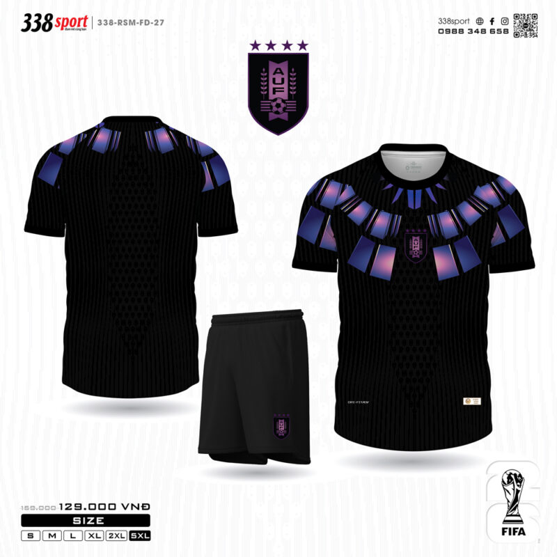 Áo Bóng Đá Đội Tuyển Uruguay Sân Khách 2026