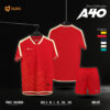 Áo Không Logo AURA A10 Đỏ – Năng Động, Nhiệt Huyết Cho Đội Bóng Của Bạn