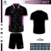 Áo Không Logo RIO 08 Đen Tím Neon – Phá Cách Năng Động Cho Phái Mạnh