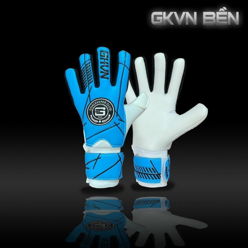 Găng Tay Thủ Môn GKVN Bền Chuyên Nghiệp Màu Xanh Dương - Trắng