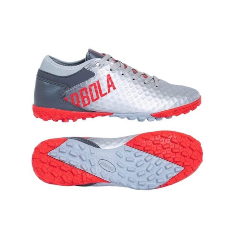 Giày Bóng Đá Jogarbola JG 9020 Colorlux 2.0 Ultra Silver Red – Xám Đỏ Thời Thượng