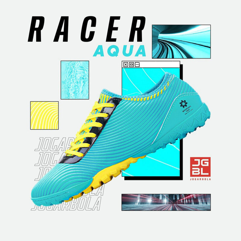 Giày Bóng Đá Jogarbola Racer JG-2223 Xanh Ngọc Vàng - Sự Bứt Phá Cho Người Yêu Thể Thao