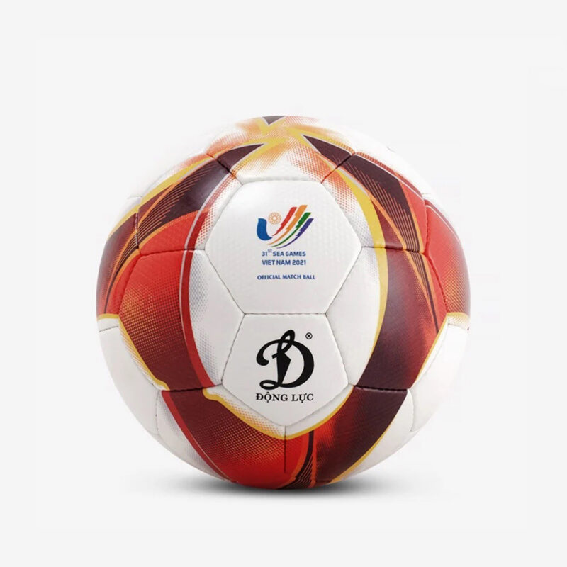 Quả Bóng Đá Động Lực UHV 2.07 SEA Games Đỏ Vàng