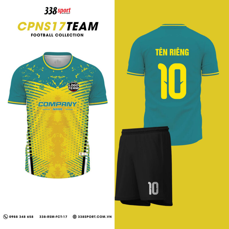 Áo Bóng Đá Công Ty CPNS17 In Logo, Slogan Theo Yêu Cầu